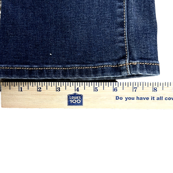 Shyanne Jeans Women’s 26 Short Blue Bootcut Mid Rise Western Embroidered Pocket - Picture 8 of 9